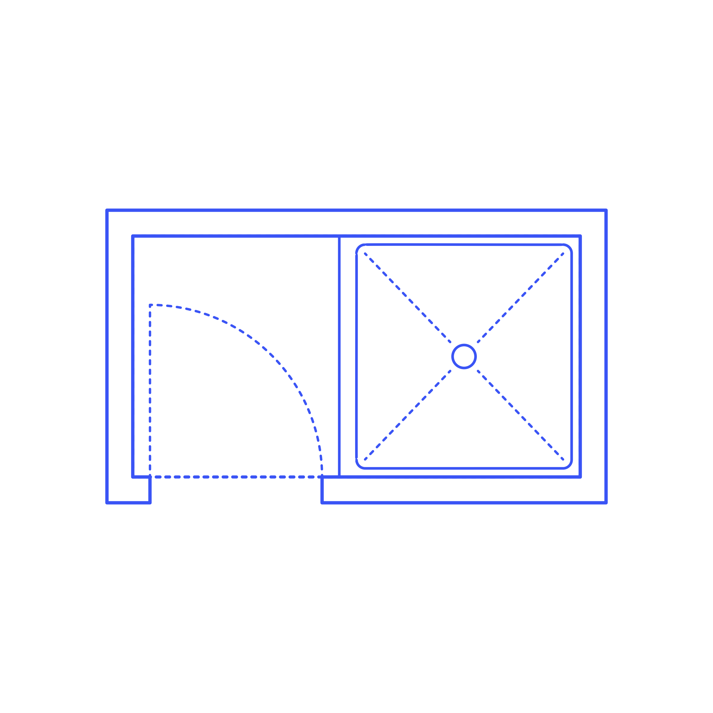 Layouts Bathrooms Quarter Shower Sketch Drawing Svg Vector Free Vectors